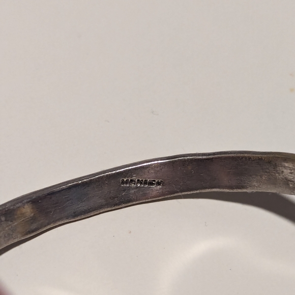Vintage Mexican Silver Bracelet - Picture 2 of 6